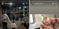 Zack Wheeler's wife Dominique's Instagram story. (Source: Instagram/@nikawheelz)